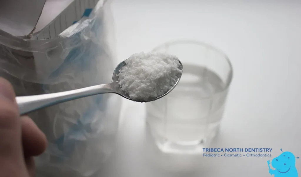 Salt Water Rinse for Gentle Relief