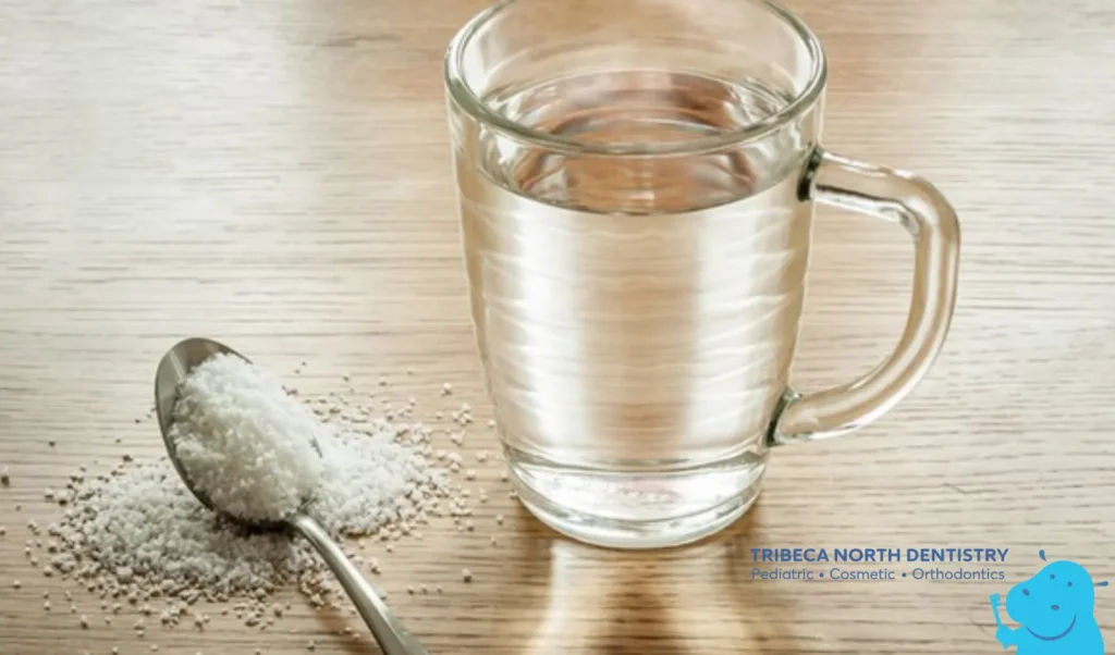 Warm Salt Water Rinse